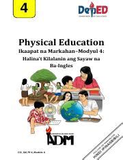 Grade 4 Physical Education Modyul: Halina’t Kilalanin ang Sayaw .